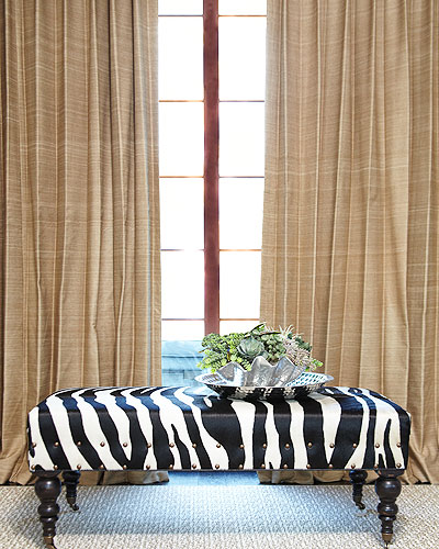 Custom Hand Woven Silk Drapes
